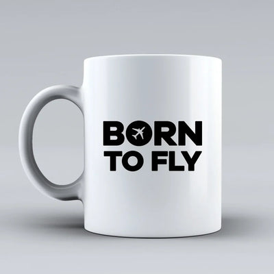 Customisable Born to Fly Mug - view 2