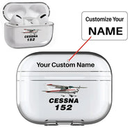 Thumbnail for The Cessna 152 AirPods Pro transparent case - Normal + Name