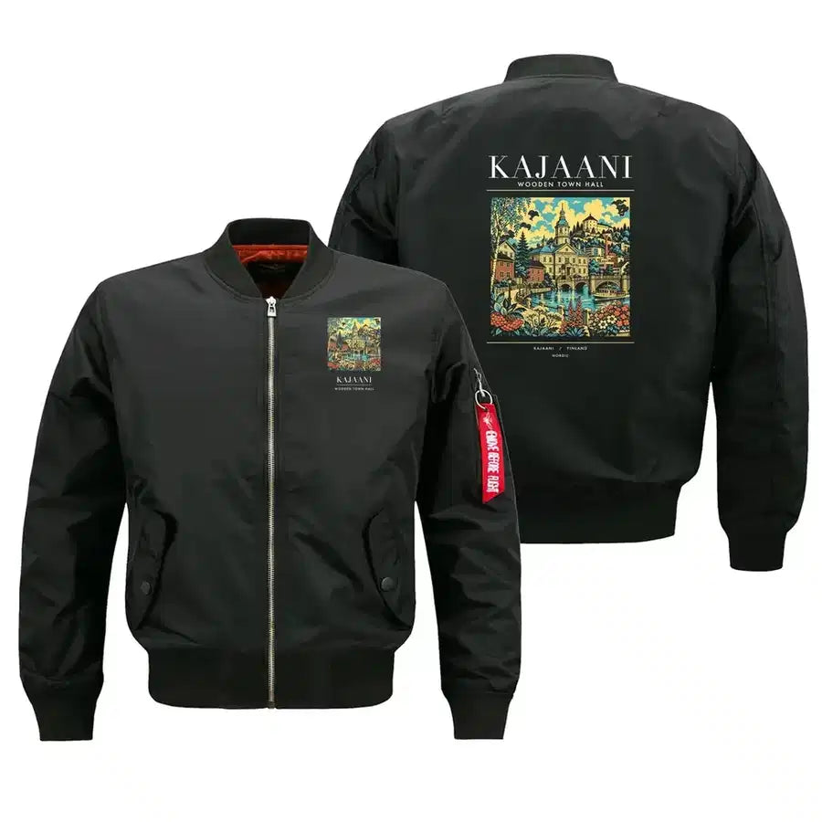KAJAANI - Poster - Bomber Jacket - Black