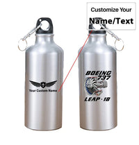 Thumbnail for Boeing 737 & Leap 1B aviation design on thermos, vacuum-insulated.