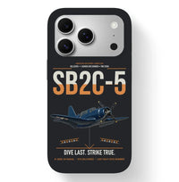 Thumbnail for SB2C-5 Helldiver design on black magsafe iphone case, for iPhone 17 Pro