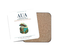 Thumbnail for Queen Beatrix International Airport (AUA) design on white 1 piece coaster