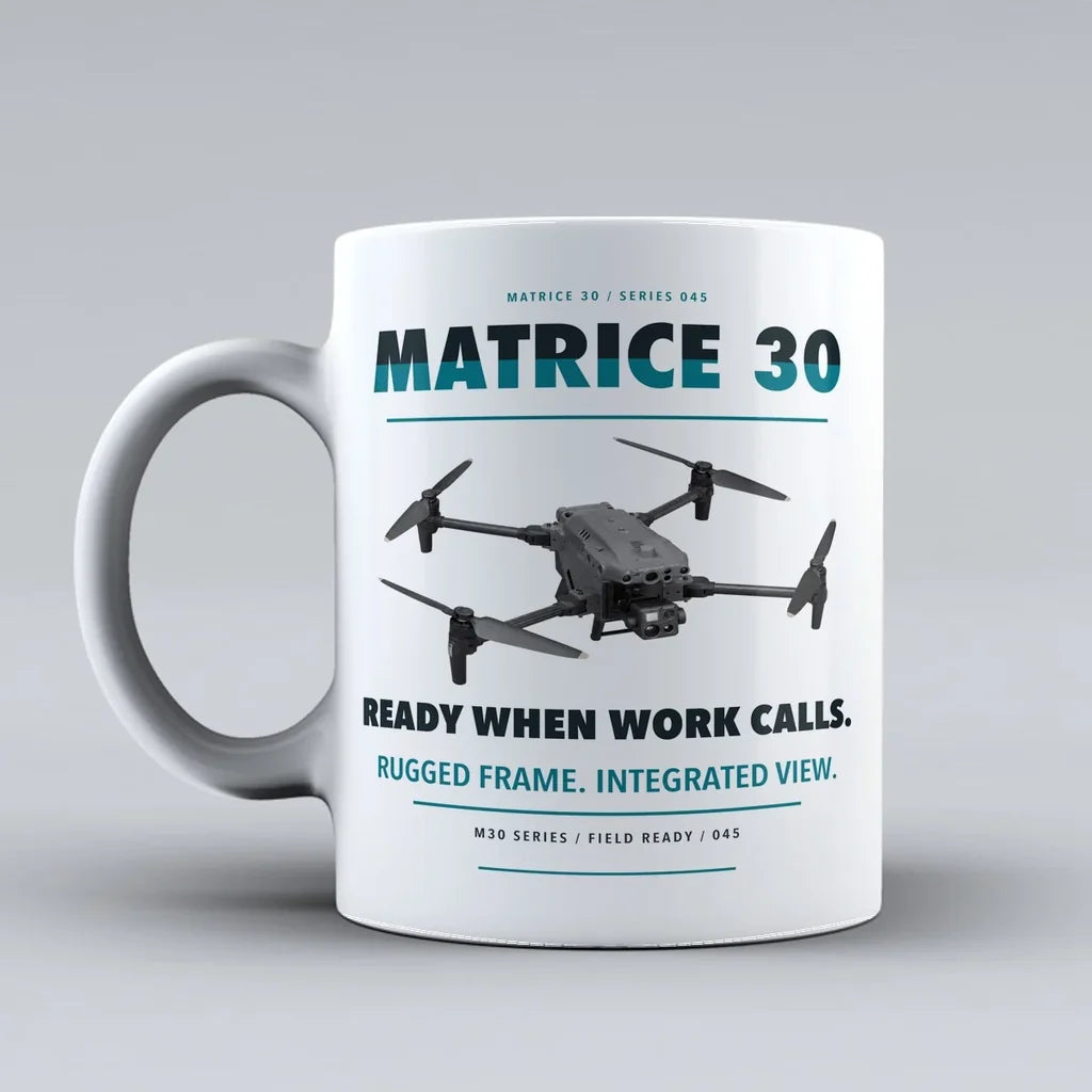 Matrice 30 Mug design on white dji