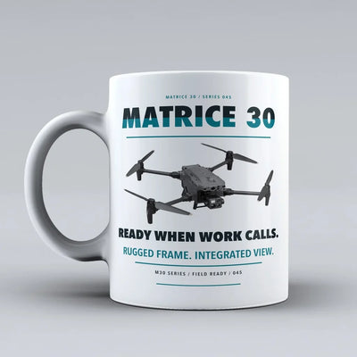 Matrice 30 Mug design on white dji