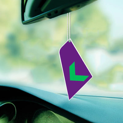 SKY Airline Car aviation design on scented aviation-themed paper car air freshener.