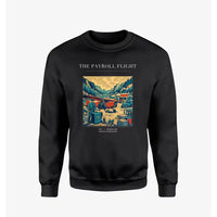 Thumbnail for VINTAGE G4413 - The Payroll Flight - Designed Sweatshirts design on black