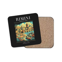 Thumbnail for RIMINI - Poster - Coaster - Black