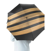 Thumbnail for Pilot Epaulette 4 Lines aviation design on windproof polyester umbrella.