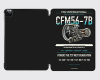 Thumbnail for CFM56-7B design on black ipad tablet case