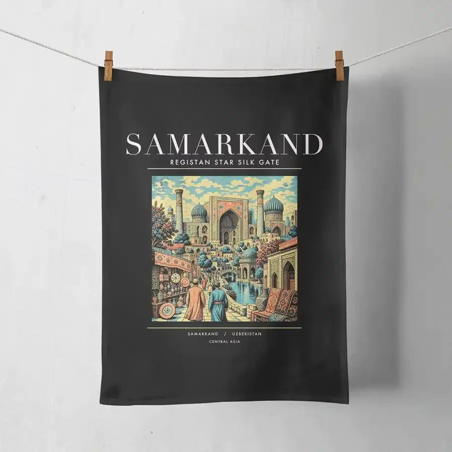 SAMARKAND - Poster - Towel - Black