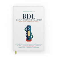 Thumbnail for Bradley International Airport (BDL) design on white notebook