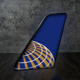 Continental Airlines Led Aircraft Tail & 3D Lamp