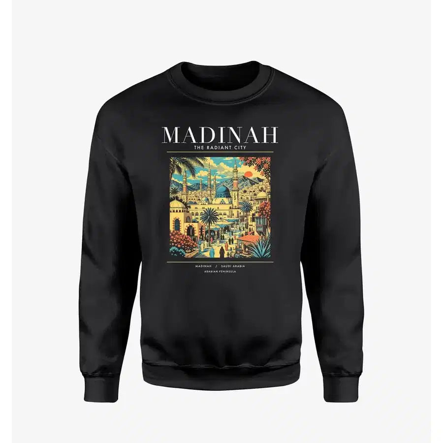 MADINAH - Poster - Sweatshirt - Black