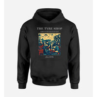 Thumbnail for VINTAGE G4535 - The Tyre Shop - Premium Hoodie design on black premium