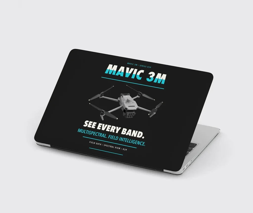 DJI Mavic 3 Multispectral design on black MacBook case