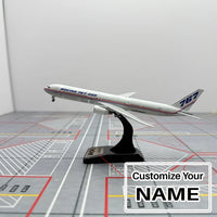 Thumbnail for Side view of Boeing Original Paint B767-400ER N77066 Airplane Model (1:400 Scale) aviation 20-30cm scale model aircraft in di.