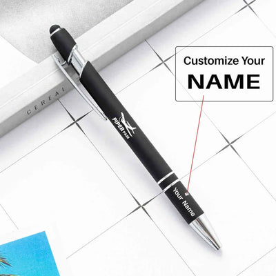 The Piper PA28 touch pen - black with name