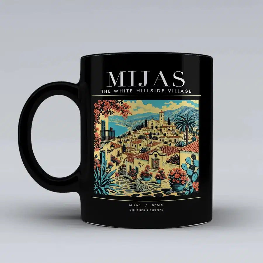 MIJAS - Poster - Mug - Black