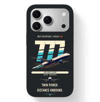 Thumbnail for Boeing 777-300ER design on black magsafe iphone case