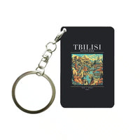Thumbnail for TBILISI - Poster - Key Chain - Black