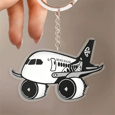 Air New Zealand Boeing 787 Design Acrylic Keychain