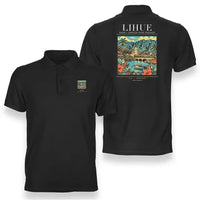 Thumbnail for LIHUE - Poster - Double-Side Polo - Black