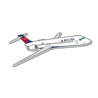 Thumbnail for Delta Air Lines Boeing 717 aviation design airplane sticker in weather-resistant vinyl.