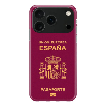 Spain Passport iPhone Case