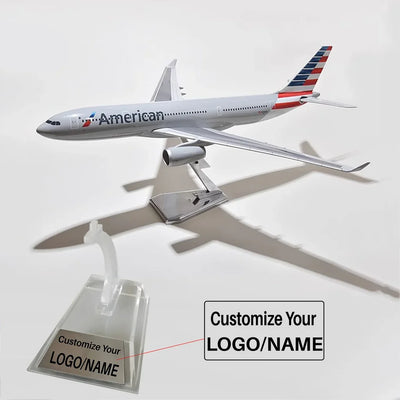 Side view of AA Airbus A321Neo Airplane Model (1:100 45CM) aviation special-edition big-scale model aircraft i.