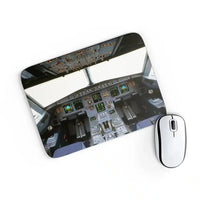 Thumbnail for Airbus A320 Cockpit (Wide) aviation design on neoprene with anti-slip base mouse pad.