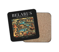 Thumbnail for BELARUS - Poster - Coaster - Black