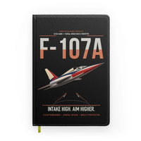 Thumbnail for F-107A Ultra Sabre design on black notebook