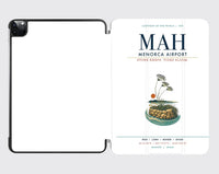 Thumbnail for Menorca Airport (MAH) design on white ipad tablet case