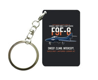 Thumbnail for F9F-8 COUGAR Key Chain design on black key chain