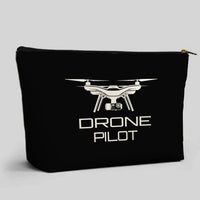 Thumbnail for Drone aviation zipper pouch in durable polyester.