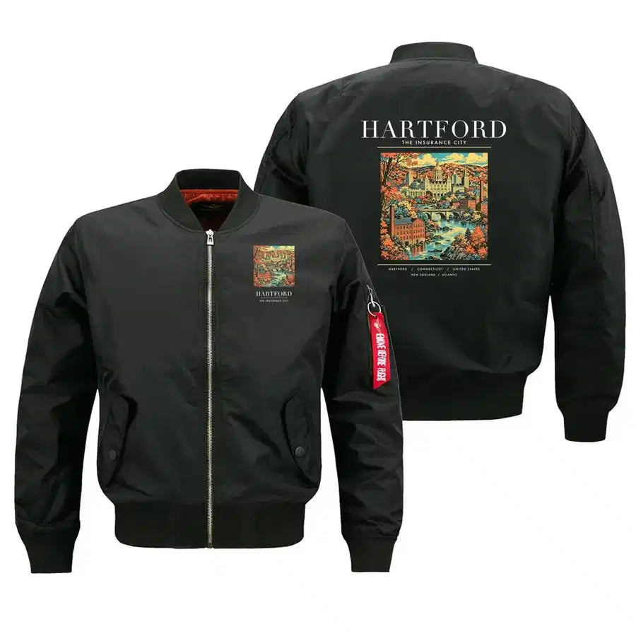 HARTFORD - Poster - Bomber Jacket - Black