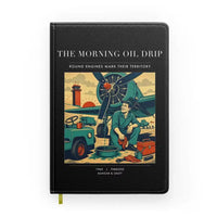 Thumbnail for VINTAGE G4266 - The Morning Oil Drip - Designed Notebooks design on black