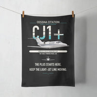 Thumbnail for Cessna Citation CJ1+ design on black towel