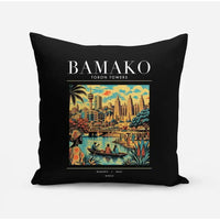 Thumbnail for BAMAKO - Poster - Pillow - Black