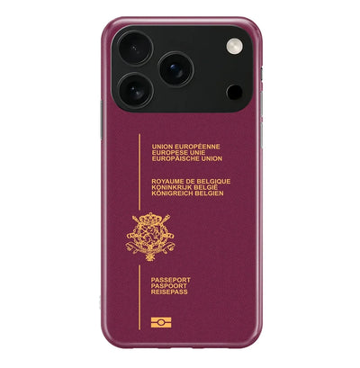 Belgian Passport iPhone Case