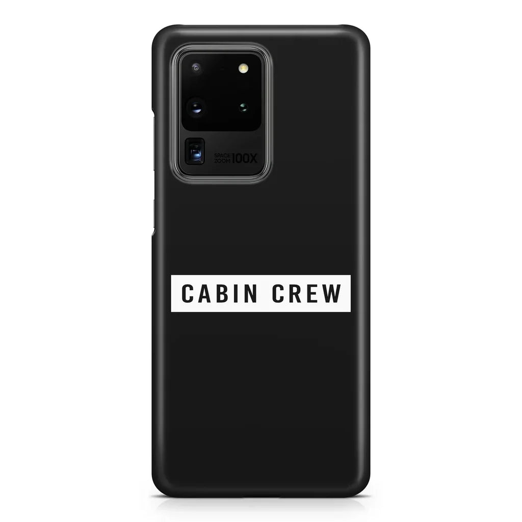 Cabin Crew Text Samsung S & Note Cases aviation design on Samsung Galaxy S/Note case for Samsung Galaxy S/Note.