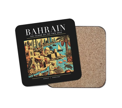 BAHRAIN (COUNTRY) - Poster - Coaster - Black