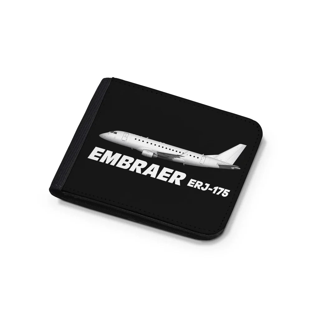 The Embraer ERJ-175 aviation wallet in leather.