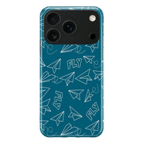 Thumbnail for Paper Airplane & Fly-Green iPhone Case