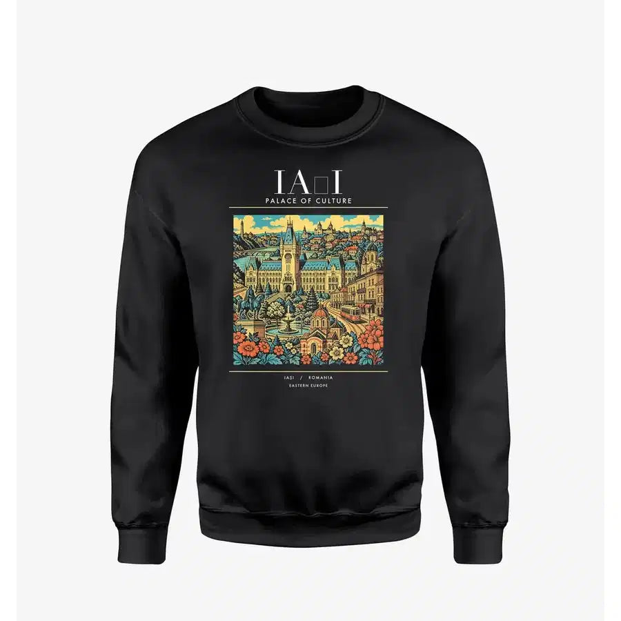 IAȘI - Poster - Sweatshirt - Black