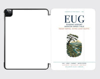Thumbnail for Eugene Airport Mahlon Sweet Field (EUG) design on white ipad tablet case