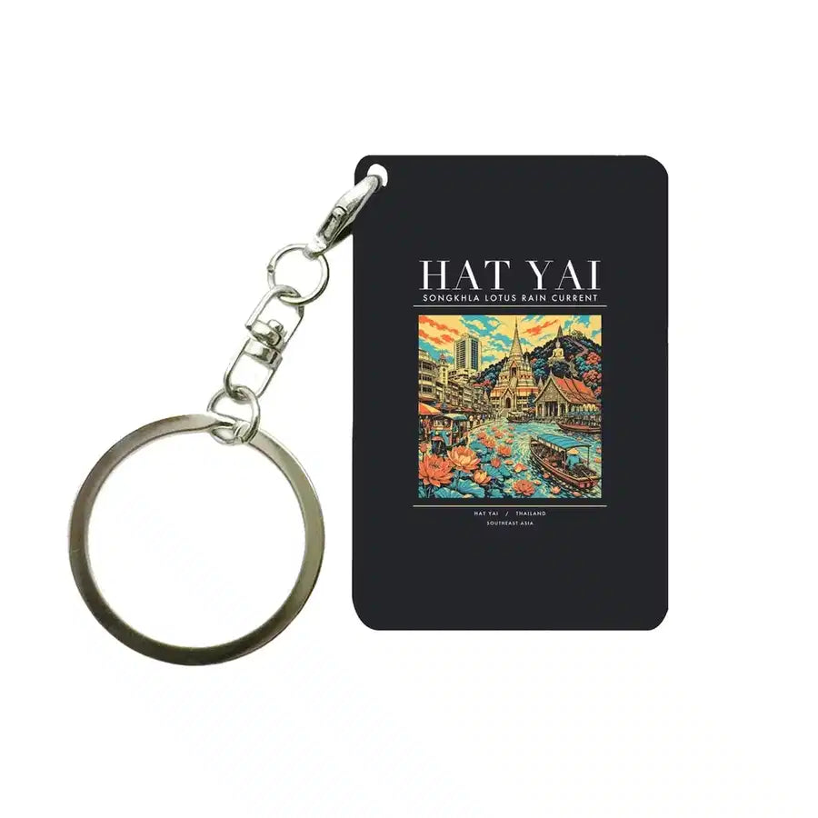 HAT YAI - Poster - Key Chain - Black