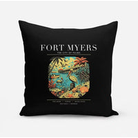 Thumbnail for FORT MYERS - Poster - Pillow - Black