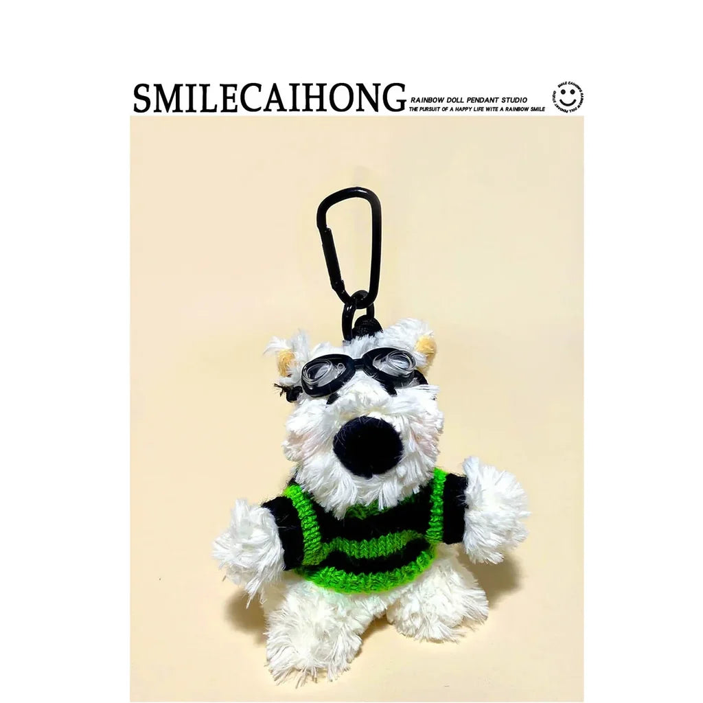 Cute Pilot Dog Key Ring - view 3