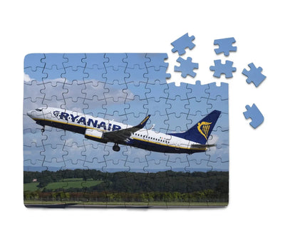 Departing Ryanair's Boeing 737 aviation design puzzle, premium cardboard.